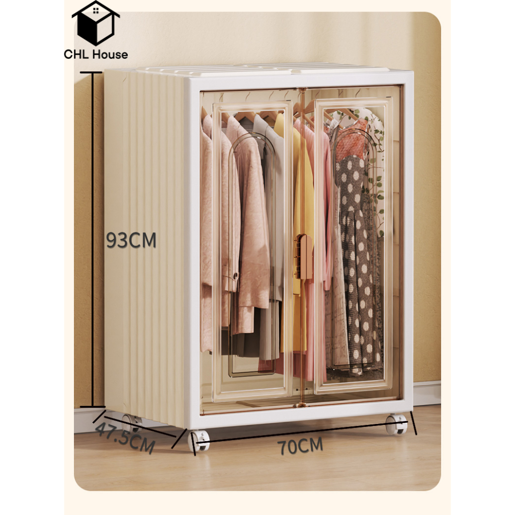 Jual [COD] CHL House Lemari Pakaian 1 Sel - 4 Sel Praktis Wardrobe ...