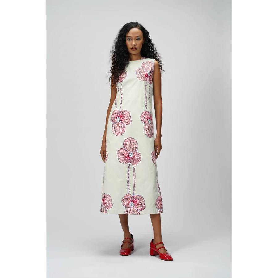 Emma Sleeveless Dress - Blush