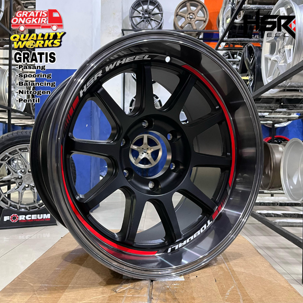 Jual VELG RACING HSR TOBOALI R17 PNP MOBIL PANTHER, TRAGAH, BLAZER ...