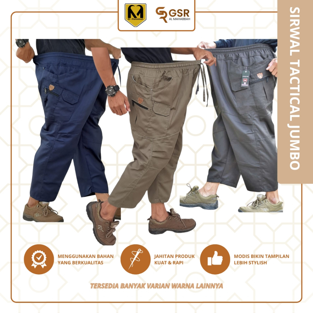 Jual celana cingkrang sirwal komprang pangsi jumbo xxl xxxl tactical ...