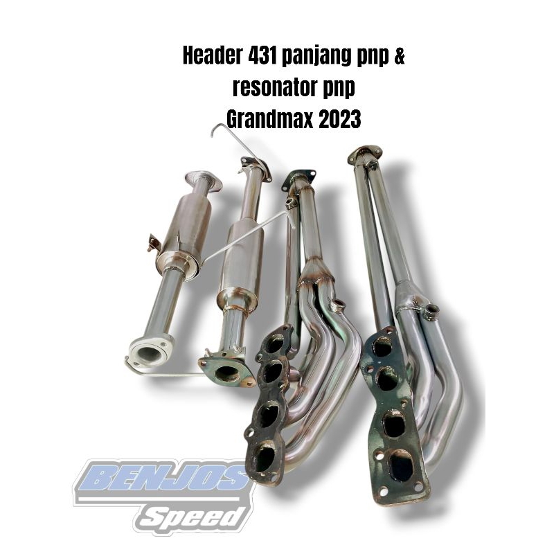 Jual Header 431 panjang dan resonator pnp Grandmax 2023 | Shopee Indonesia