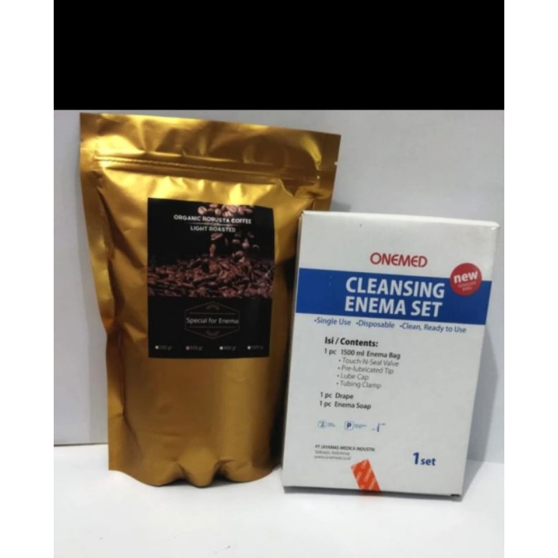 Jual Paket Kopi Enema Organik Light Roasted 500 gram dan Cleansing ...