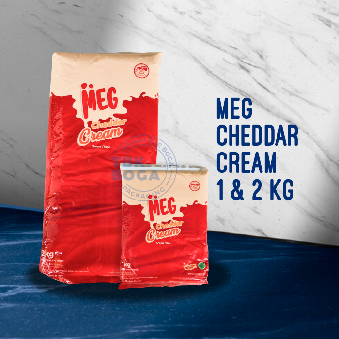 Jual Meg Cheddar Cream ( 1, 2 kg ) Krim Keju Chedar Cheese | Shopee ...