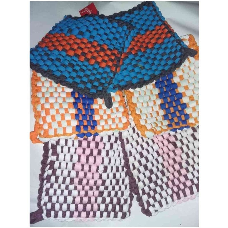 Jual Kain - kain cempal - kain lap - Cempal Anti Panas Anyaman Anyam ...