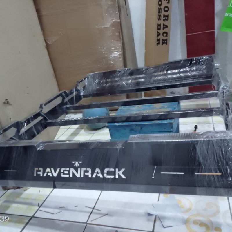 Jual roof RAck ravenrack mobil Isuzu MU-X rack mobil sporty full besi ...