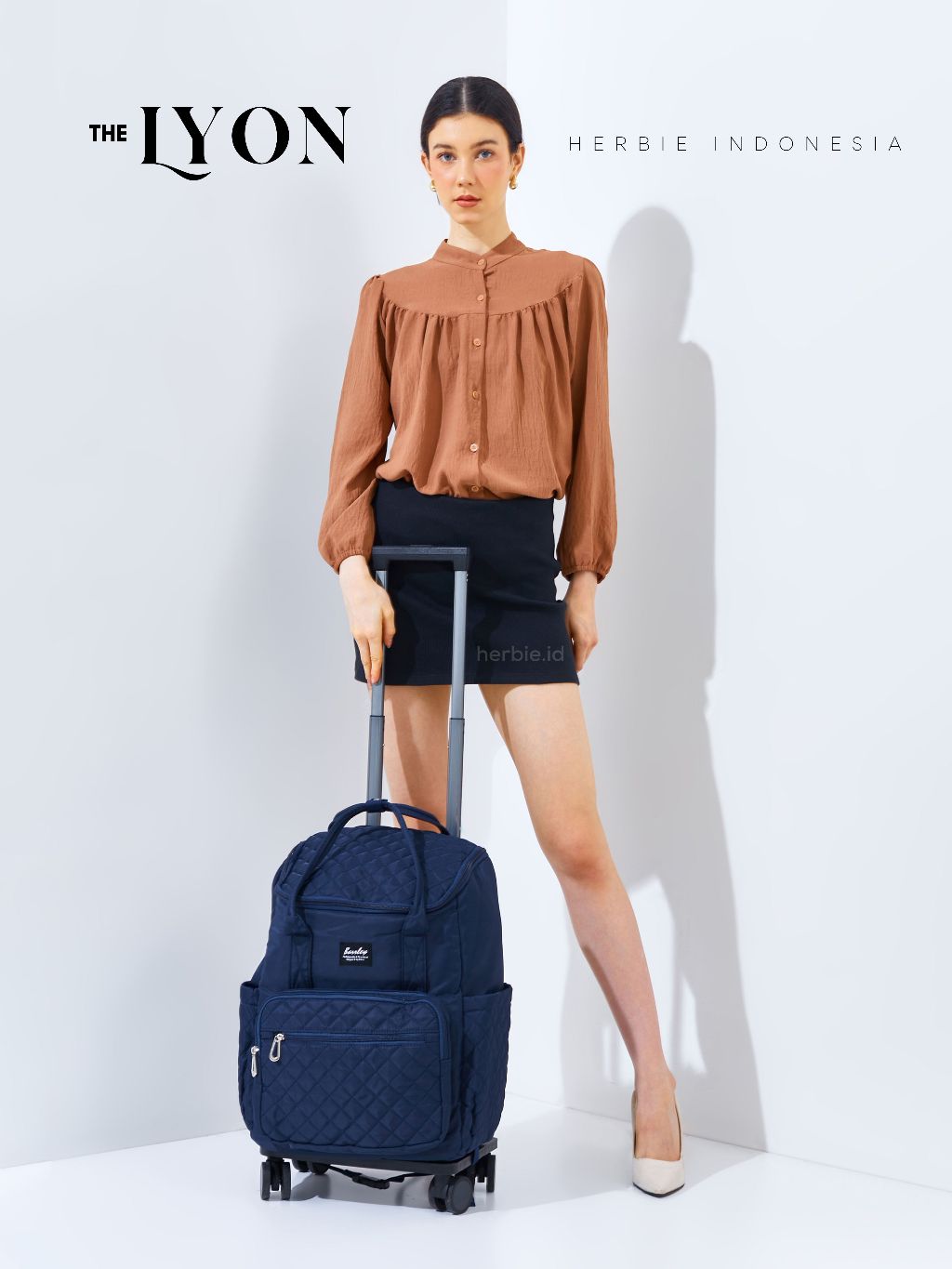 Jual [THE LYON] TAS RANSEL TROLI KABIN PESAWAT FASHION KOREA BARLEY ...