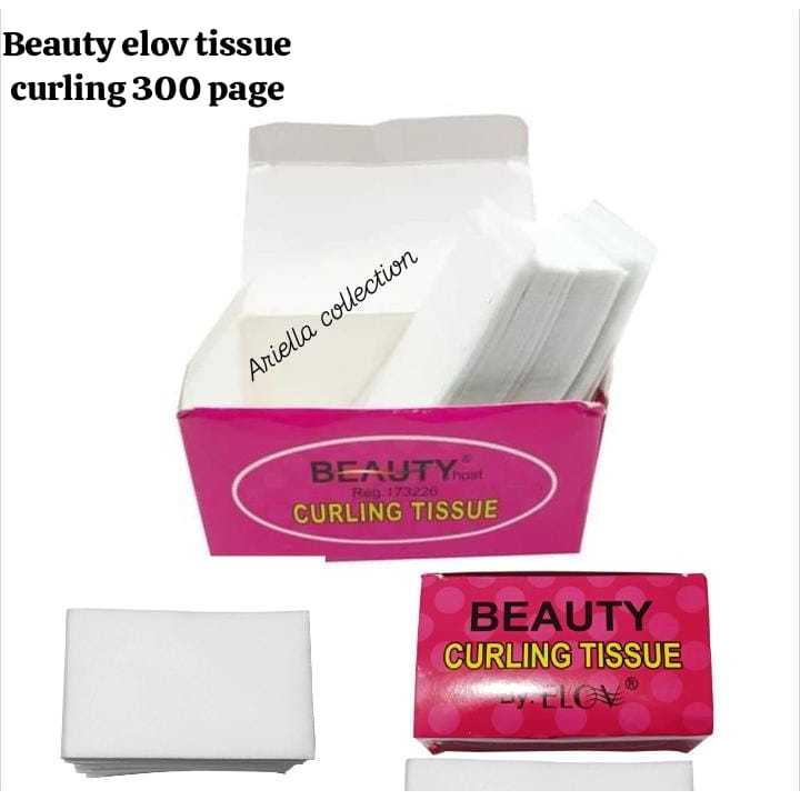 Beauty Curling Tissue / Tisu Keriting / Kertas Keriting Rambut /Kertas Tisu Keriting 300 Lembar
