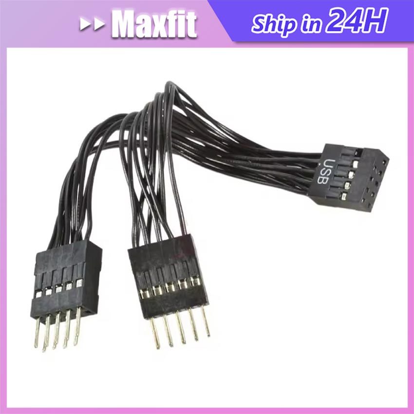 Jual Kabel Y Splitter 1:2 USB Header 1 Female to 2 Male | Kabel USB ...