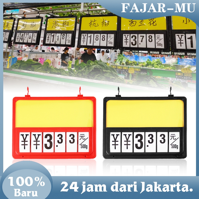 Jual Price Sign Board A5 Papan Harga Gantung Supermarket Tag Harga ...