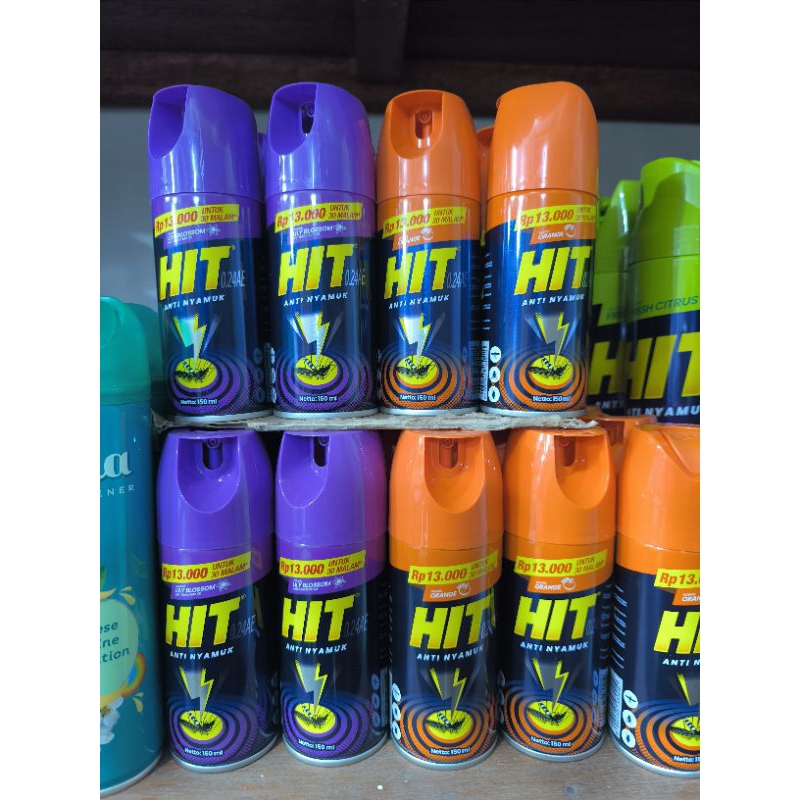 Jual Hit Aerosol Hit Obat Nyamuk Semprot 150ml Sprayer Lily Blossom ...