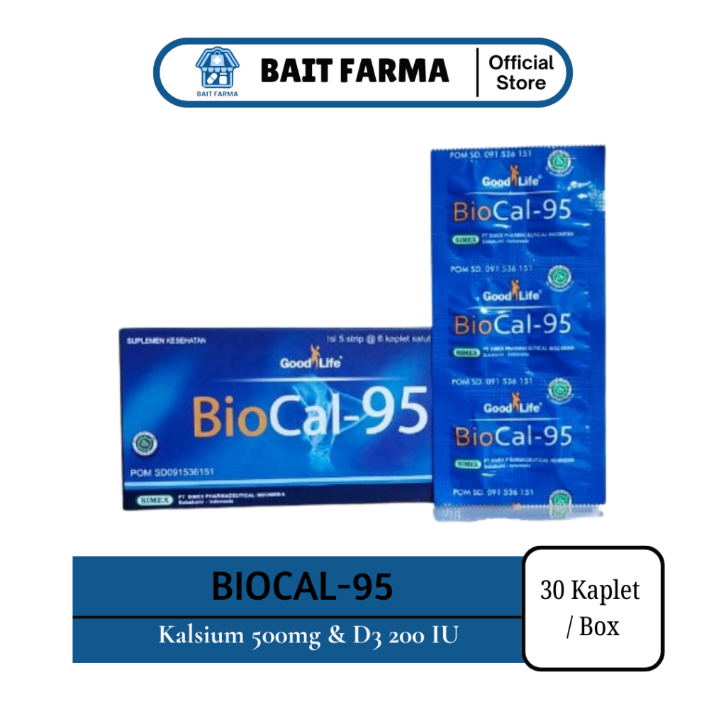 Jual Biocal-95 Kalsium Ibu Hamil & Menyusui | Vitamin Tulang & Gigi ...
