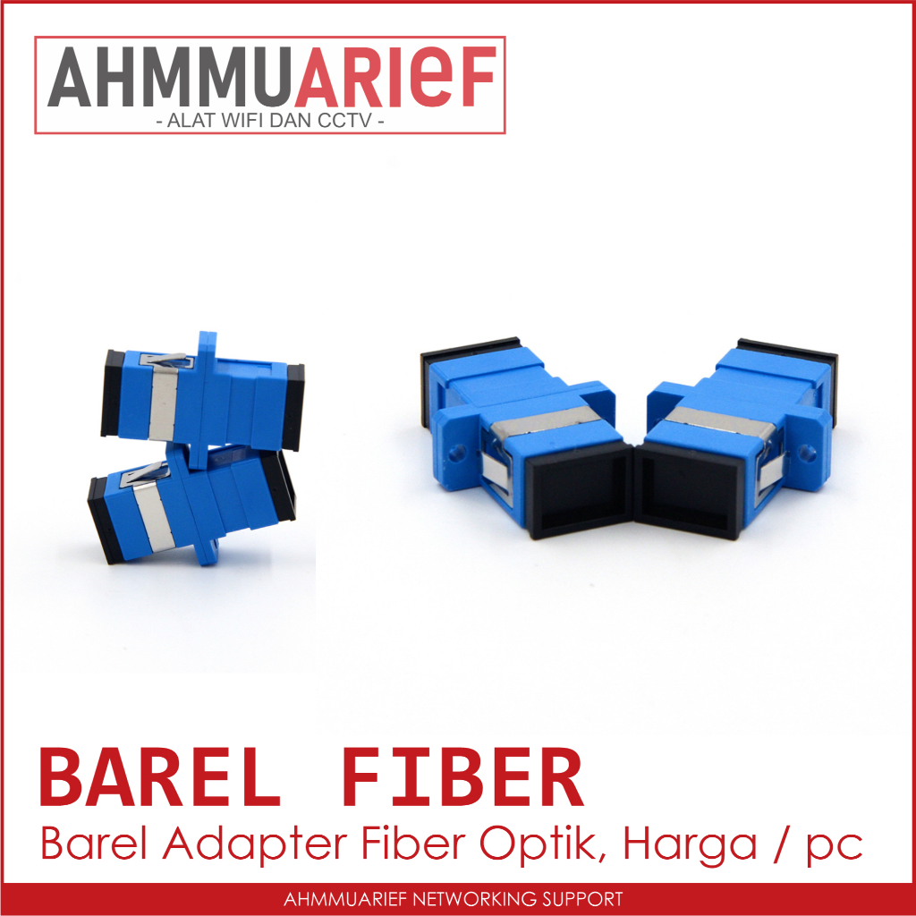 Jual BAREL BARREL ADAPTER SAMBUNGAN FIBER OPTIK OPTIC SC UPC | Shopee ...