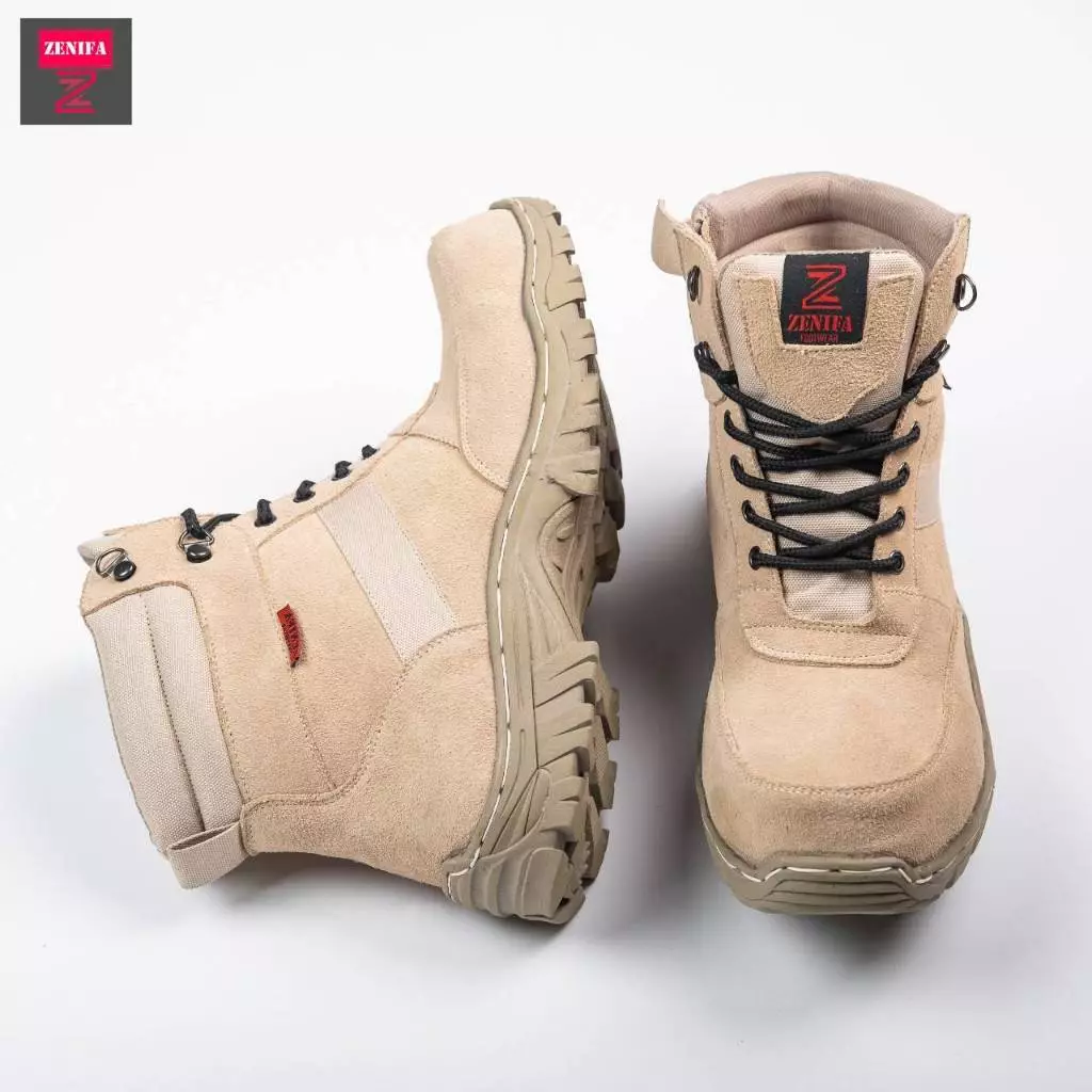 Zenifa Sepatu Safety Boots PDL Cream Slide 2