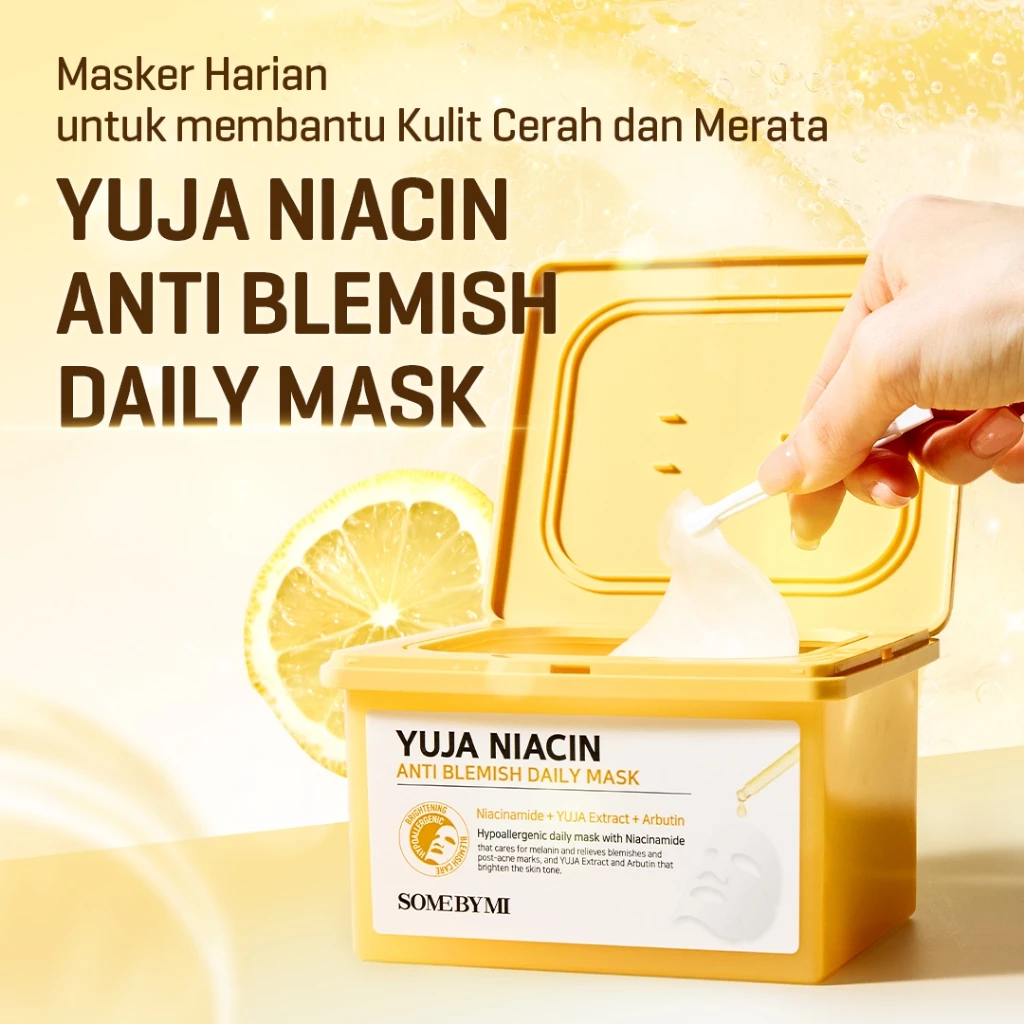 SOME BY MI YUJA DAILY MASK+YUJA CREAM Hydrated & Brightening Combo - foto 1