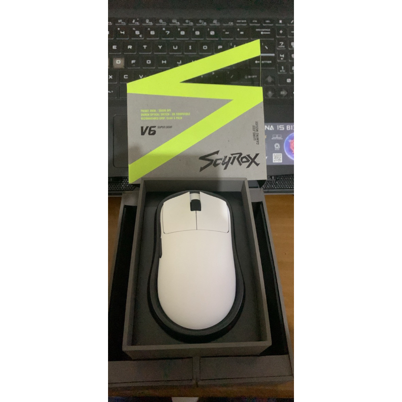 Jual Scyrox V6 white fullset like new | Shopee Indonesia