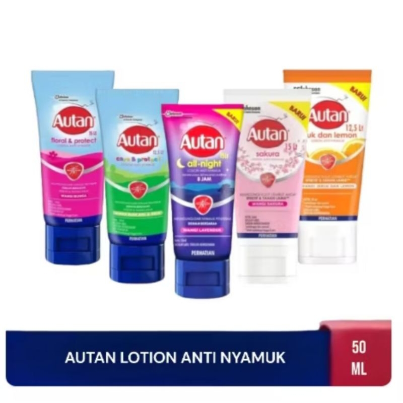 Jual Autan Lotion Anti Nyamuk Sakura 50Ml Dan Saset | Shopee Indonesia