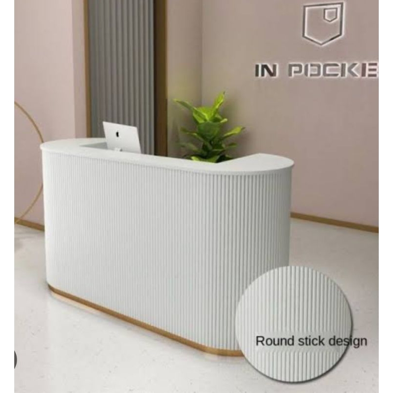 Jual Meja Kasir | Meja Receptionist | Shopee Indonesia