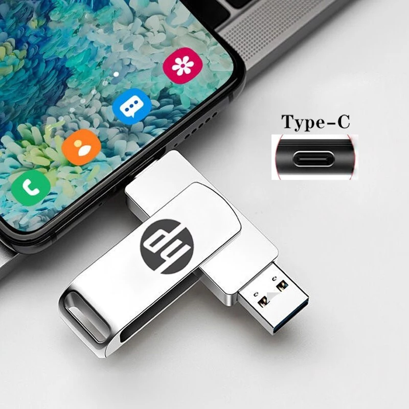 Jual HP OTG Type-C Flashdisk 1TB/2TB Metal High Speed USB 3.0 Flash ...