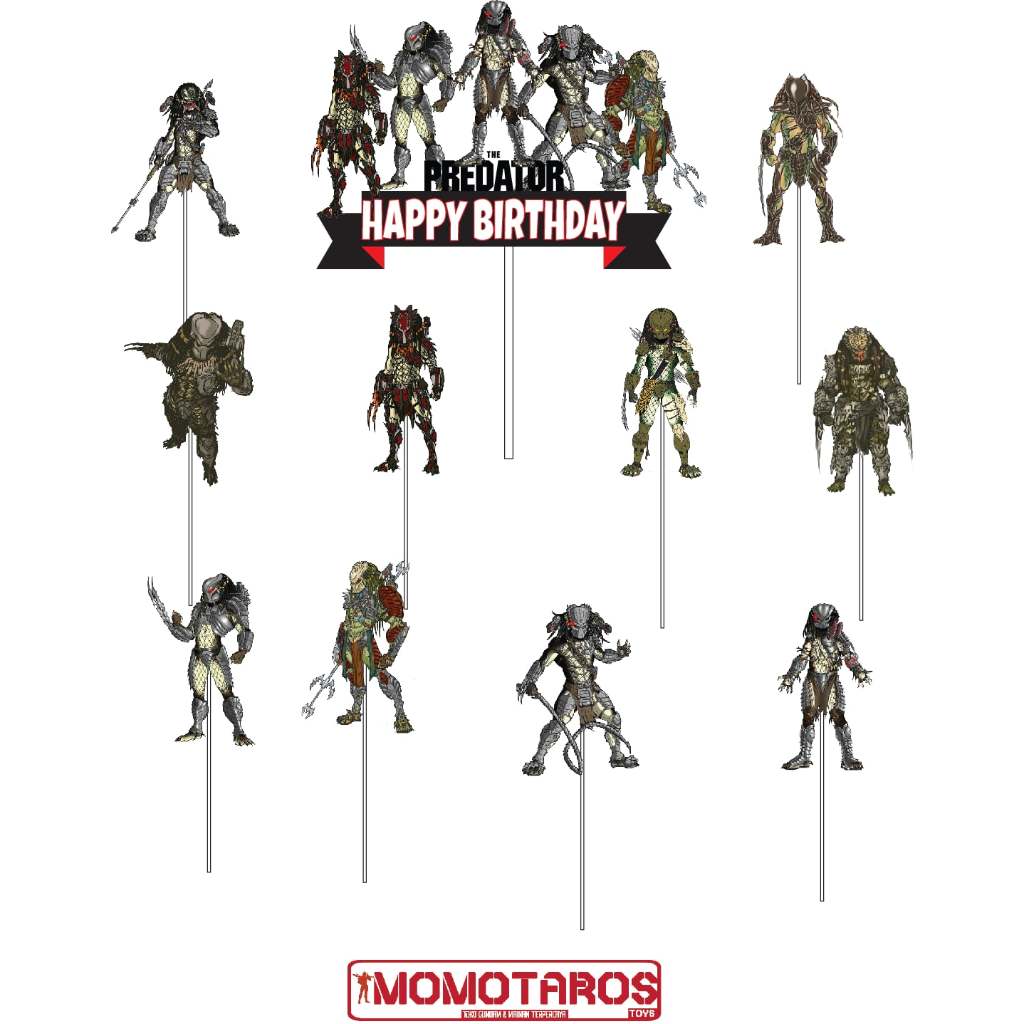 Jual Topper cake Predator cartoon chibi | Shopee Indonesia