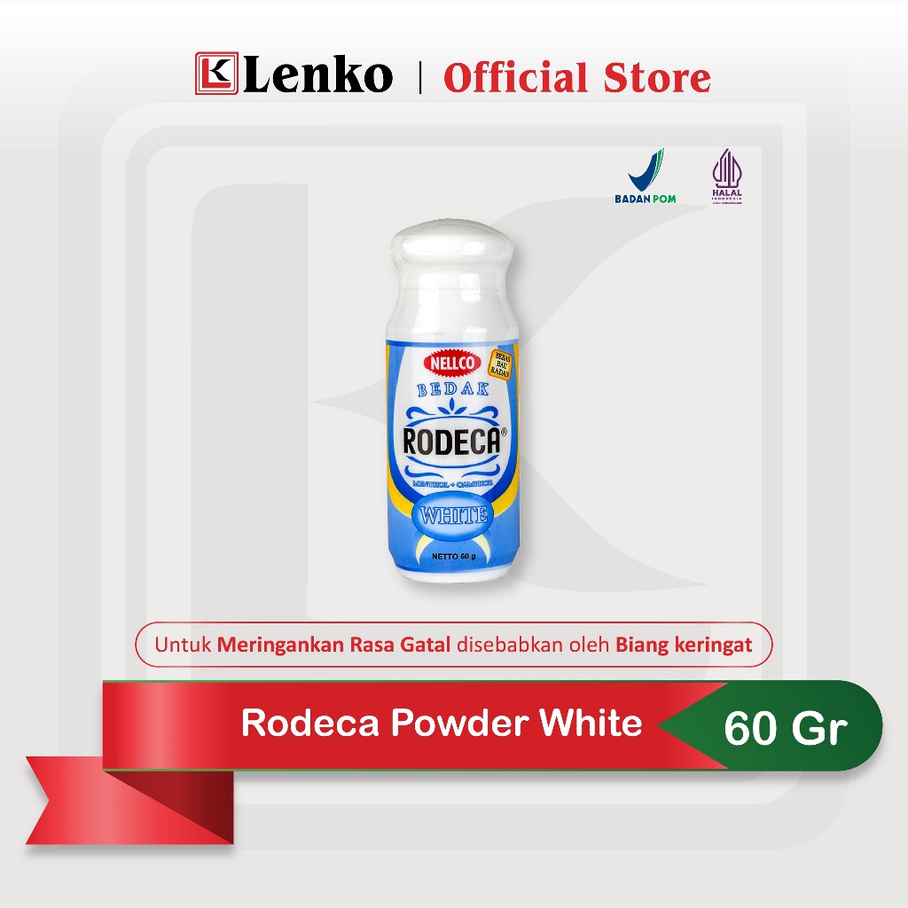 Jual Nellco Bedak Rodeca White (60 gr) | Shopee Indonesia