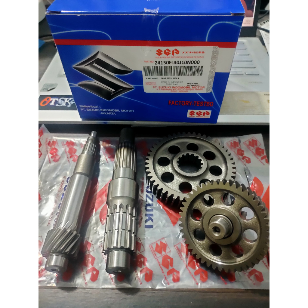 Jual GIGI RASIO SET LENGKAP SUZUKI NEX II | Shopee Indonesia
