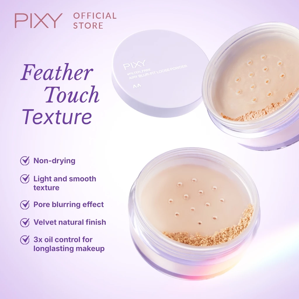 Pratinjau PIXY #Filter_Free Airy Blur - Fit Loose Powder