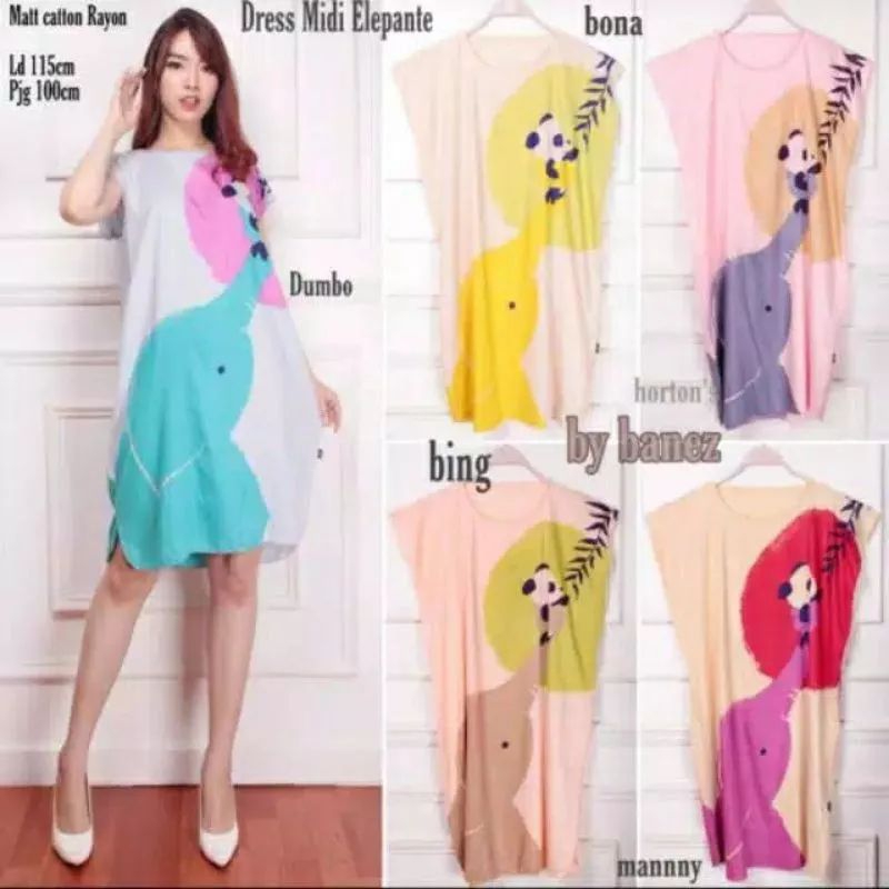 Jual obral daster midi murah ( habiskan stok lama) | Shopee Indonesia