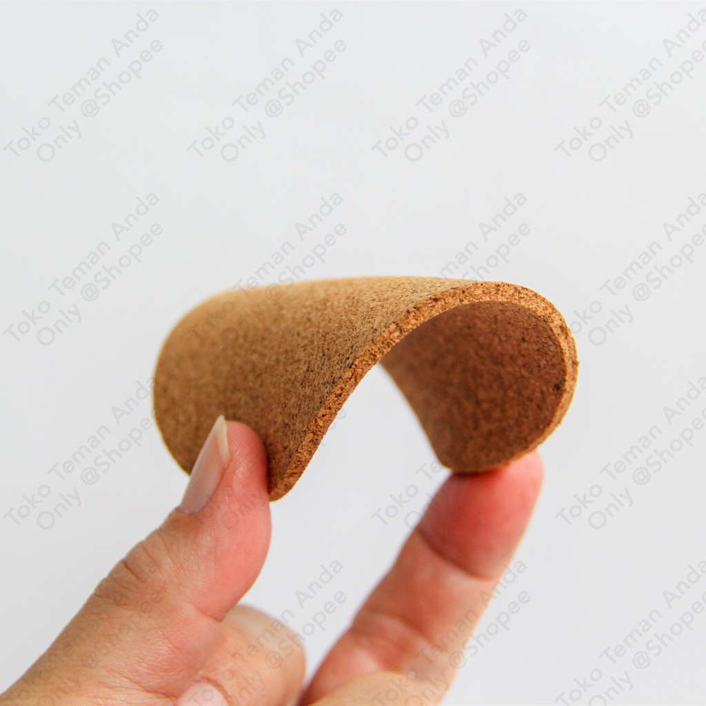 Jual Tatakan Gelas / Cork Coaster / Alas Gelas Gabus 2mm Serap Air ...