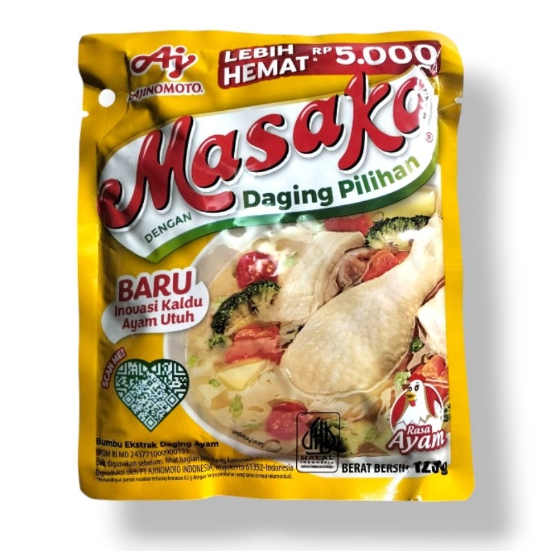 Jual Masako Rasa Ayam 123gr/pcs | Shopee Indonesia