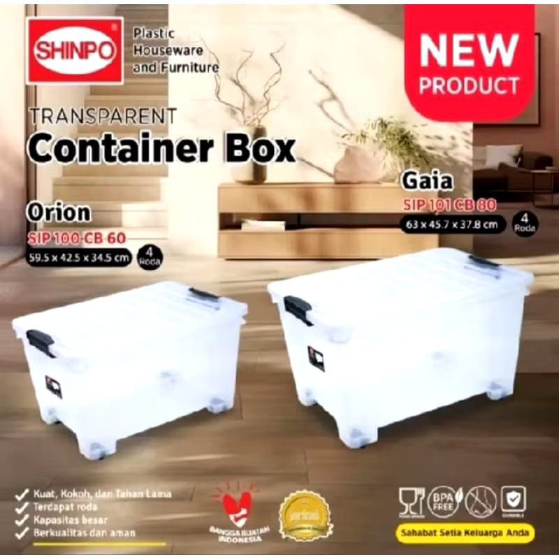 Jual Container Box Gaia CB 80 (SIP - 101) Bening / Container Box Baju ...