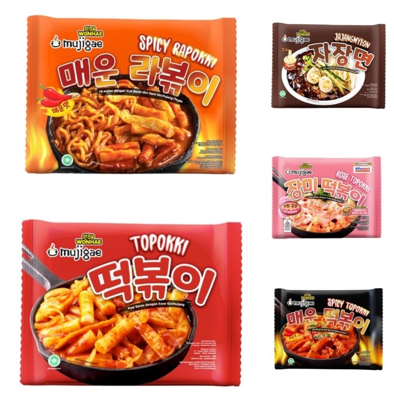 Jual (Misha) Wonhae Mujigae Rapokki Topokki jajangmyeon | Shopee Indonesia