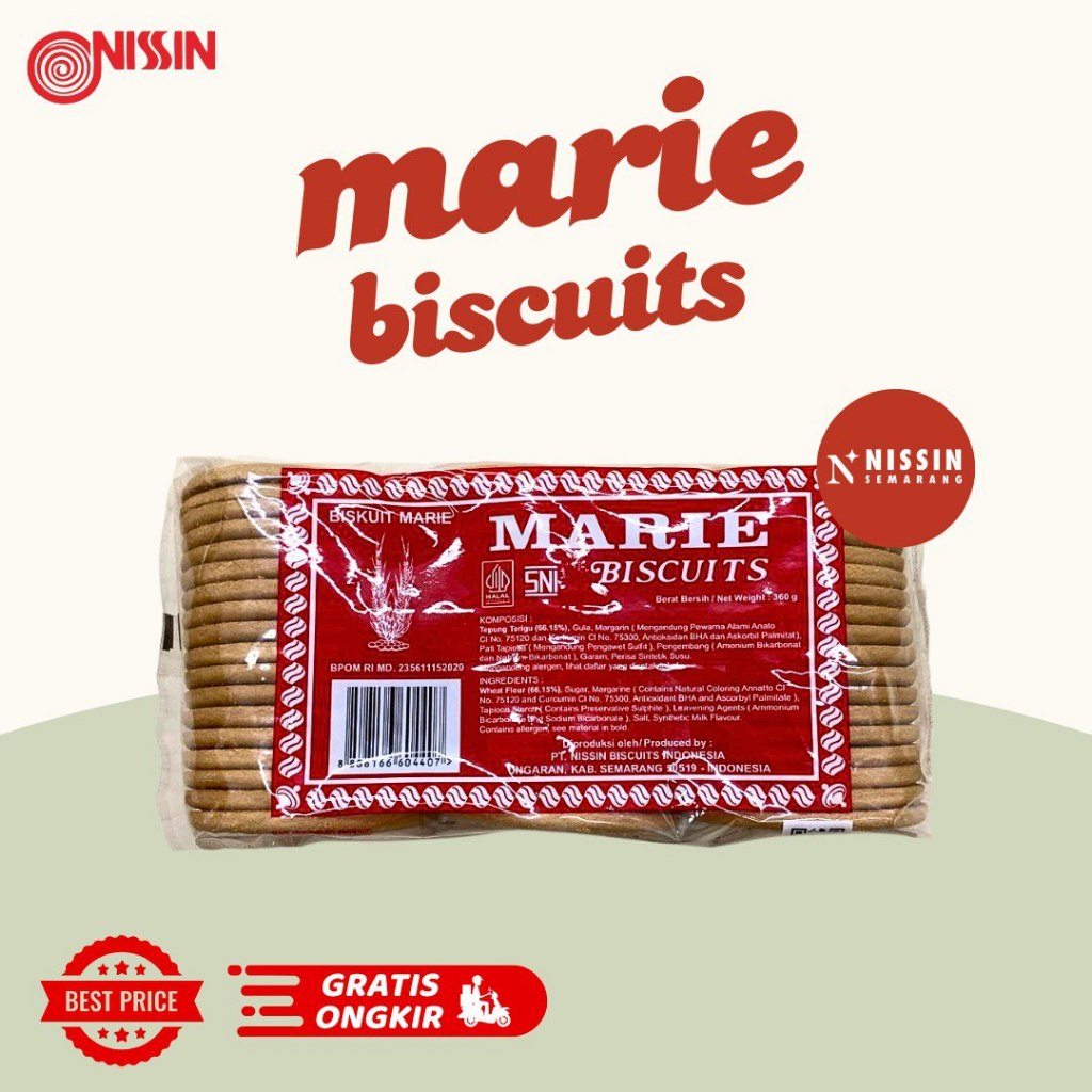 Jual Nissin Marie Biskuit Raja 360gr | Shopee Indonesia