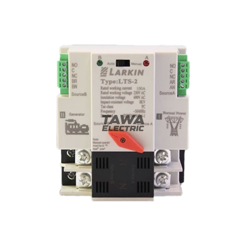 Jual Larkin LTS-2 2P 100A COS ATS Automatic PLN Genset Ohmsaklar ...
