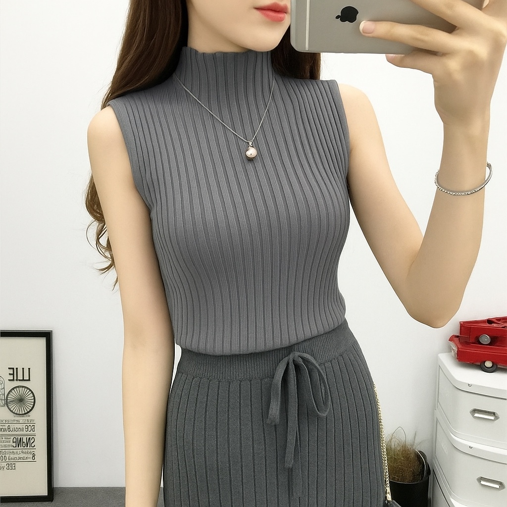 Jual Claresta Knit Rib | Tanktop Wanita | Tank Top Knit | Tanktop