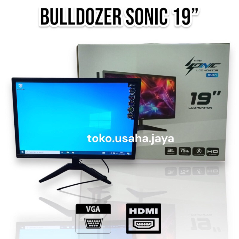 Jual MONITOR LCD BULLDOZER SONIC SC-19HV 19