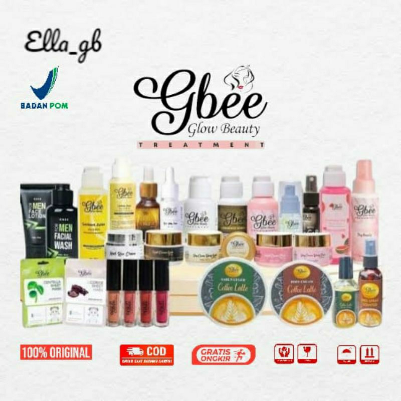 Jual GBEE Glow Beauty/skincare untuk mencerahkan kulit/Original dan ...