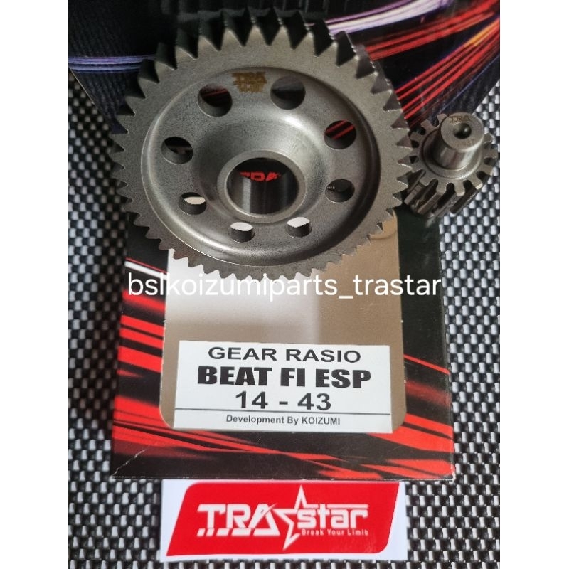Jual GEAR RASIO GIGI RASIO TRA STAR STATER HALUS BEAT FI ESP K44 SCOOPY ...