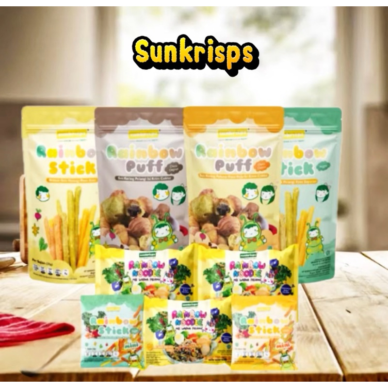 Jual Sunkrisps Rainbow Stick Biskuit Snack Makanan Ringan Bayi & Anak ...