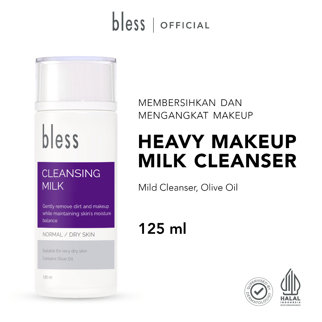 Jual Bless Cleansing Milk 125ml | Susu Pembersih Make Up - Kulit Normal ...