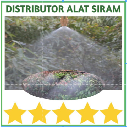 Jual MIST NOZZLE SPRAYER KABUT ADJUSTABLE SPRINKLER AIR WITH NEPEL TEE ...