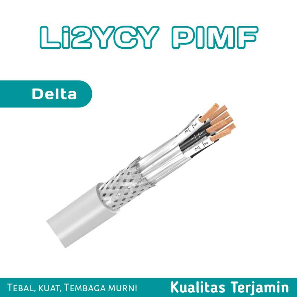 Jual KABEL Li2YCY PIMF 20x2x0,75 mm2 300/500V brand Delta | Shopee ...