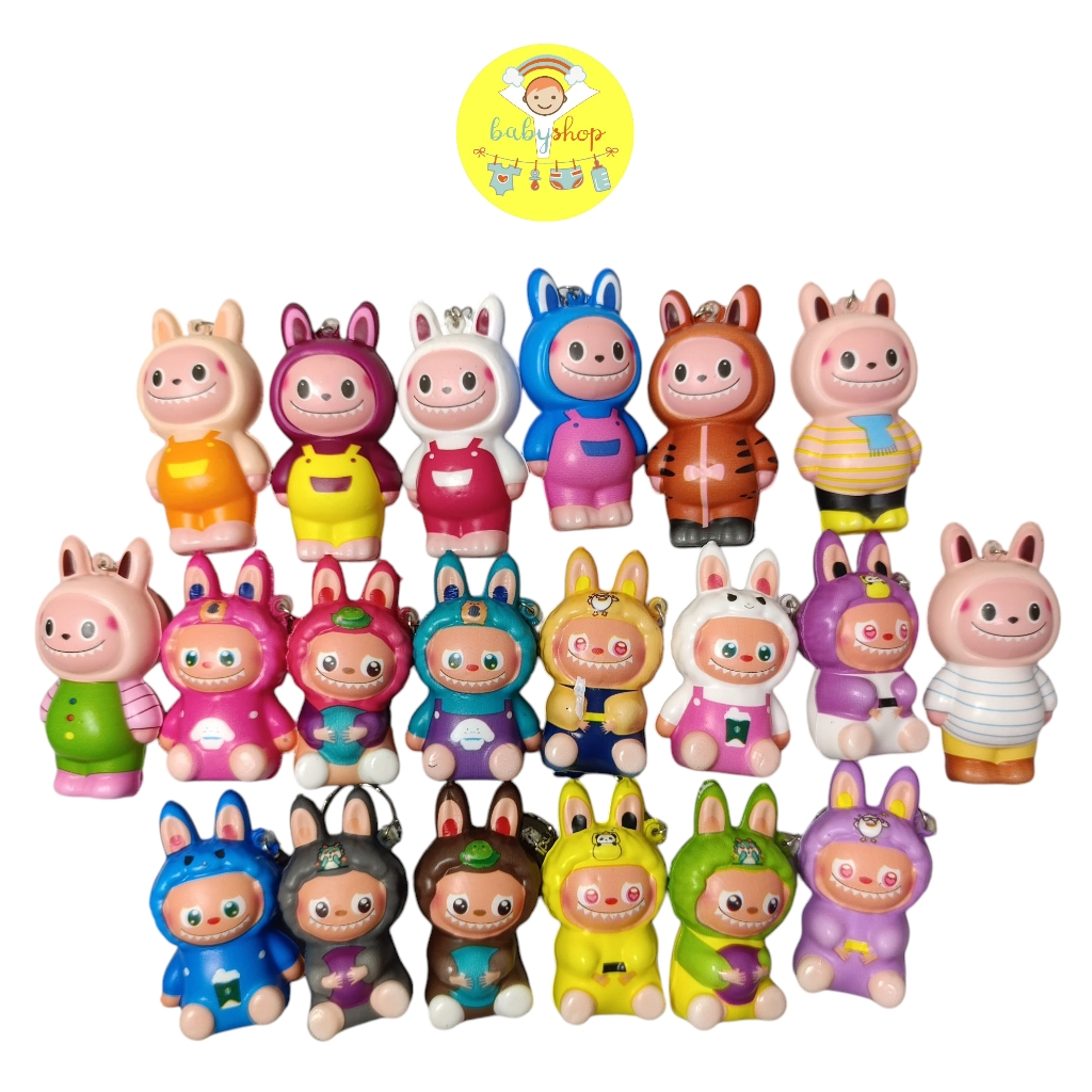 Jual Mainan Squishy Labubu Tinggi 8cm | Shopee Indonesia