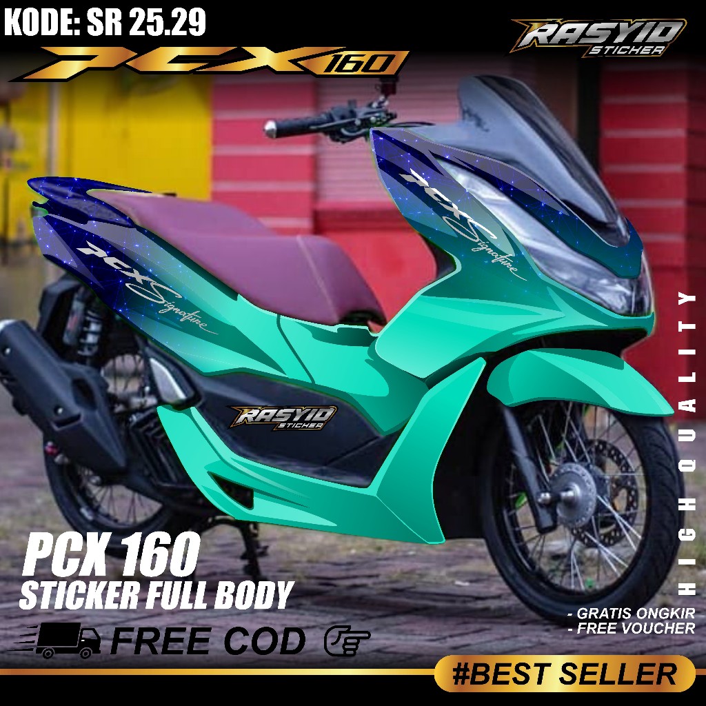 Jual COD Sticker Decal Pcx 160 Full Body Honda PCX Cbs Abs 160 Tahun ...