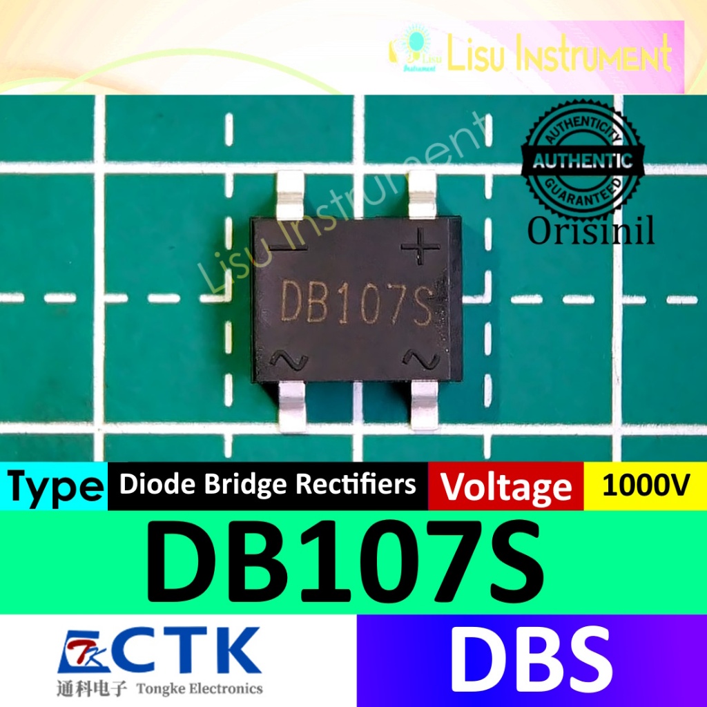 Jual DB107S DB107 SOP-4 Single-Phase Bridge Rectifier 1000V 1A | Shopee ...