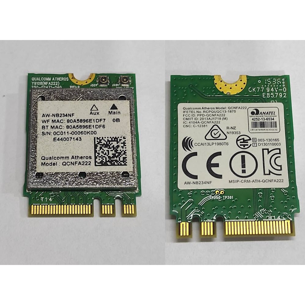 Para Tarjeta Wifi Qualcomm Atheros De 2,4/5 Ghz De Doble Ban | Cuotas