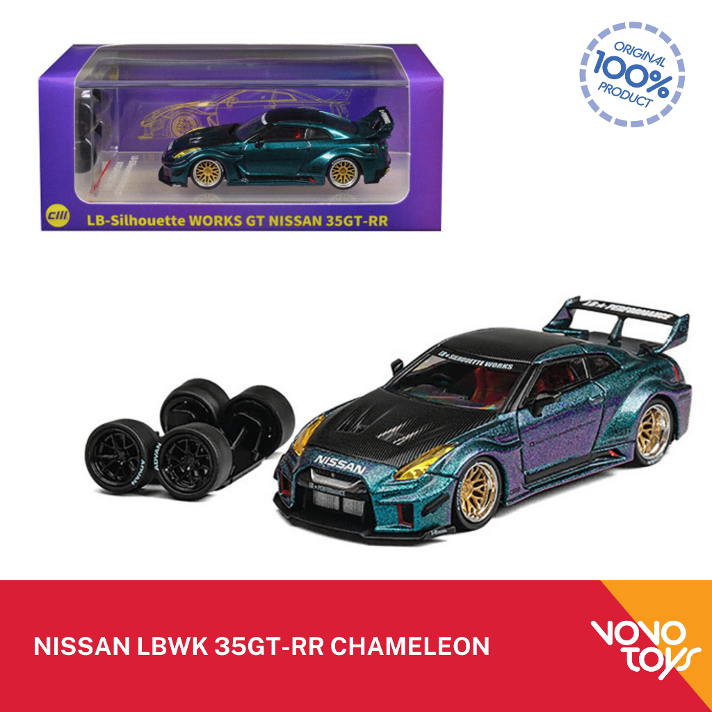 Jual CM Model 1/64 Nissan LBWK 35GT-RR Chameleon | Shopee Indonesia
