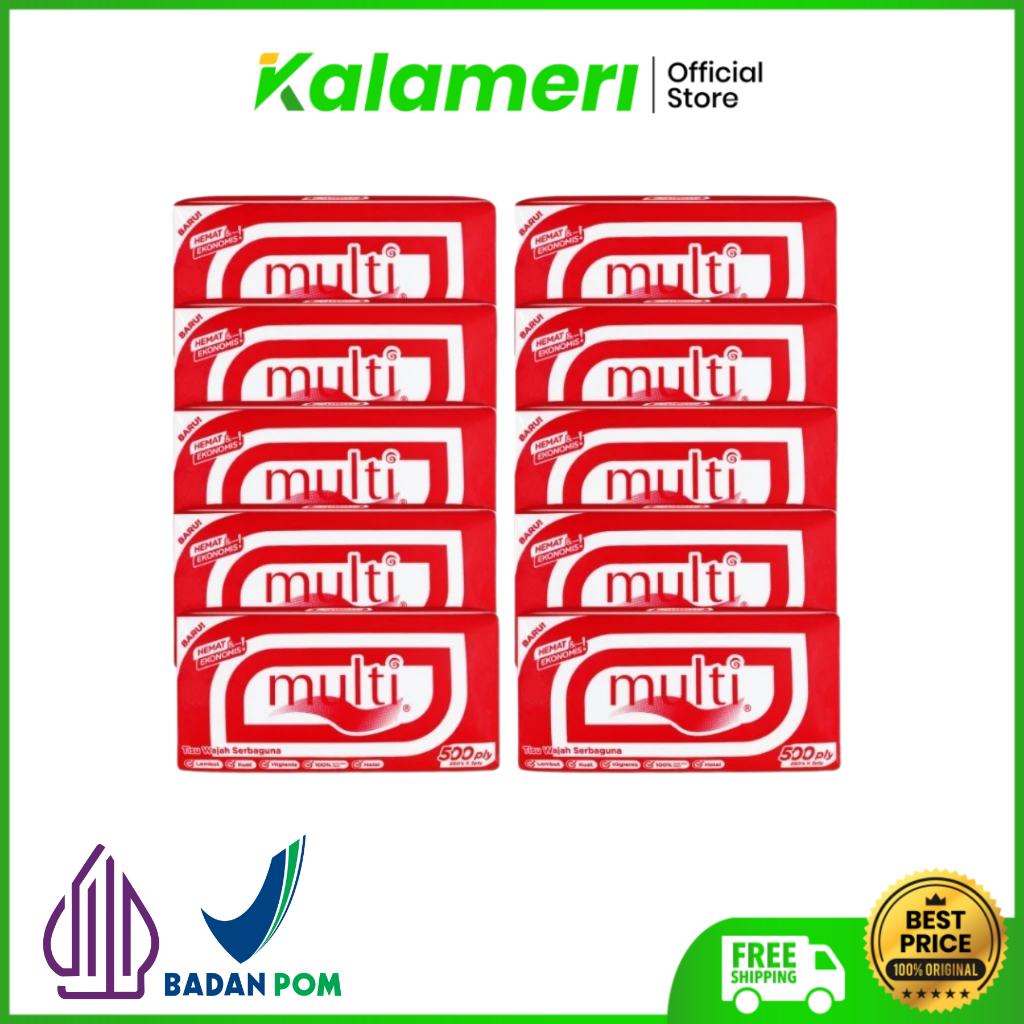Jual KALAMERI - ECERAN TERMURAH TISSUE MULTI GT FACIAL 250S 2P MP12 ...