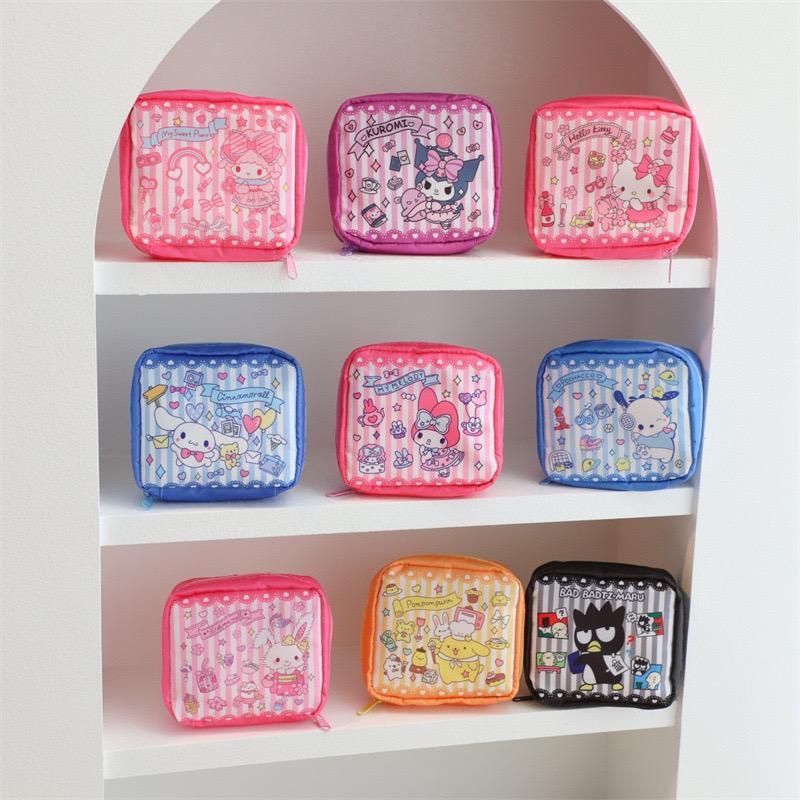 TK2045  POUCH MAKEUP penyimpanan softex tissue serbaguna lipstik LUCUUU KARAKTER SANRIO