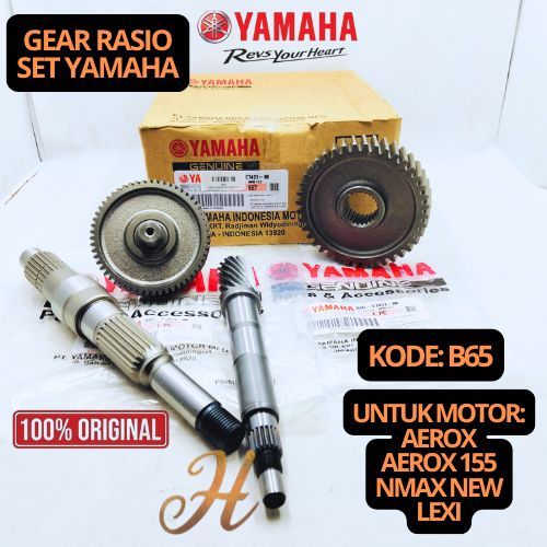 Jual GEAR RASIO SET KOMPLIT YAMAHA B65 GARANSI AEROX,AEROX 155,NMAX NEW ...