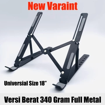 Full Metal Laptop Stand Macbook Notebook Dudukan Lipat Laptop Holder